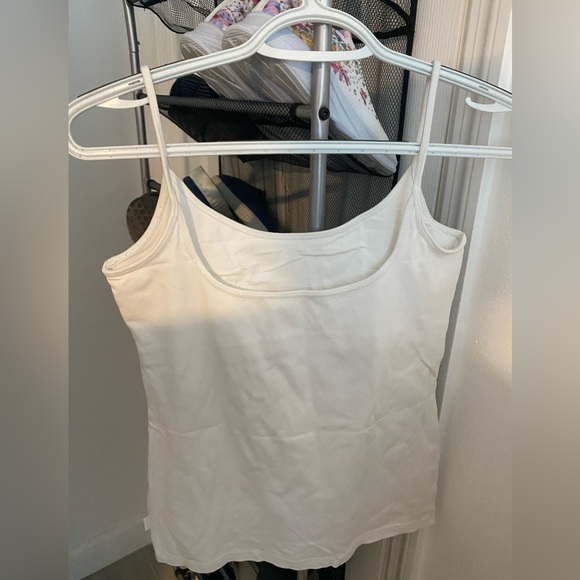 S.Wear white tank top with built in bra - Picture 4 of 4